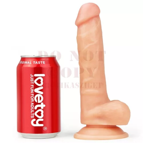 Lovetoy felcsatolható tépőzáras hám dildóval