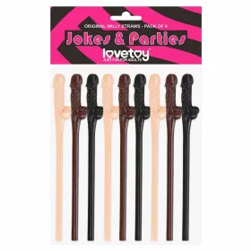 Lovetoy pénisz szívószál - 10 db