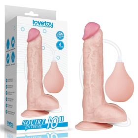 Lovetoy pumpálható letapasztható dildó - 25 cm