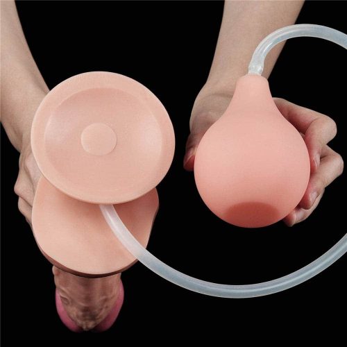 Lovetoy pumpálható letapasztható dildó - 28 cm