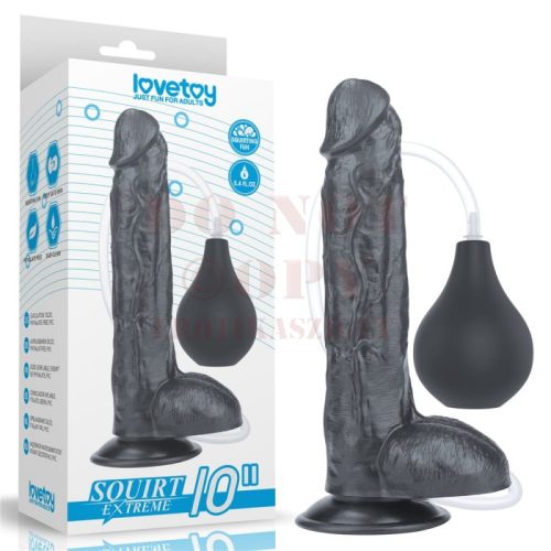 Lovetoy letapasztható spriccelő pumpás dildó -  25 cm