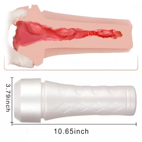 Luxus 3D péniszkényeztető műpunci – Tracy’s Dog fehér
