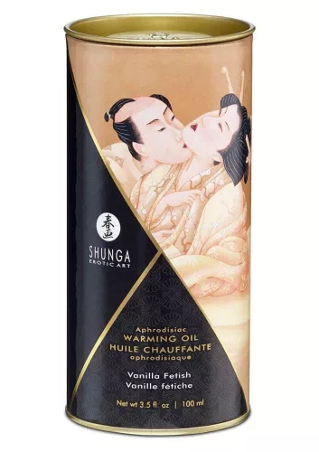 Shunga - vaníliás melegítő masszázsolaj -100ml