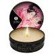 Shunga mini masszázsgyertya - rózsás - 30ml