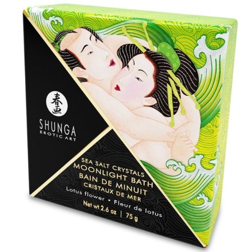 Shunga Lotus illatú fürdősó - 75 gr