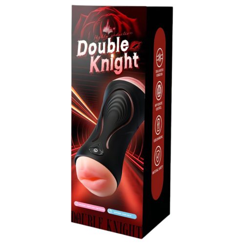 Leopard - akkus száj és műpunci pénisz vibrátor