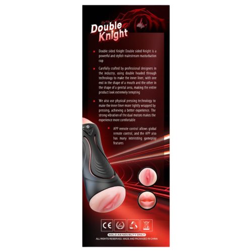 Leopard - akkus száj és műpunci pénisz vibrátor