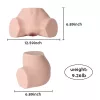 Fennie élethű maszturbátor vagina és ánusz nyílással