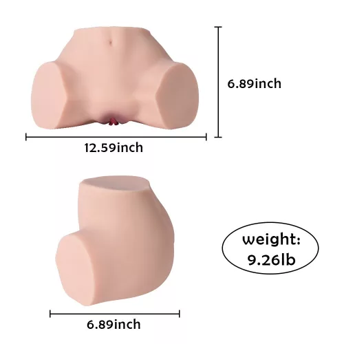 Fennie élethű maszturbátor vagina és ánusz nyílással