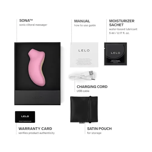 LELO Sona - hanghullámos pink csiklóizgató