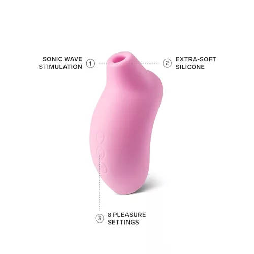 LELO Sona - hanghullámos pink csiklóizgató