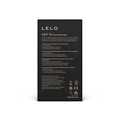 Lelo Lily 3 szilikon akkus csiklóizgató vibrátor