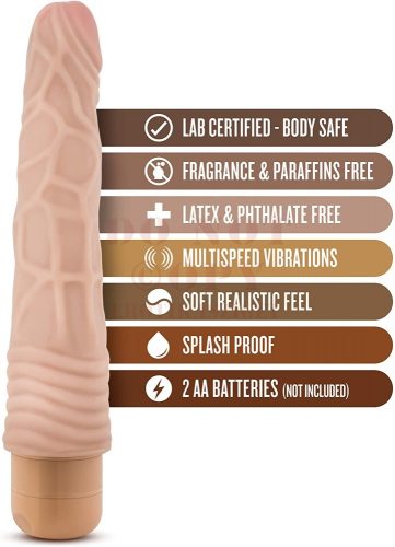 Mr.Skin vibrációs élethű pénisz - egyenes