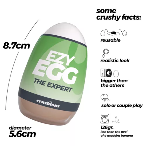 Crushious Ezy Egg The Expert - maszturbátor tojás
