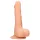 RealRock - tapadókorongos testszínű herés dildó - 21 cm