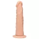 RealRock Slim - realisztikus natúr dildó - 15,5cm