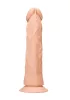 RealRock Slim - realisztikus natúr dildó - 15,5cm