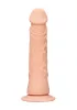 RealRock Slim - realisztikus natúr dildó - 15,5cm