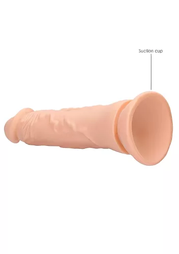 RealRock Slim - realisztikus natúr dildó - 15,5cm