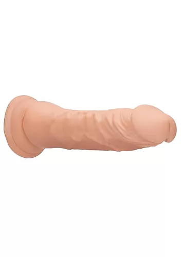 RealRock Slim - realisztikus natúr dildó - 15,5cm