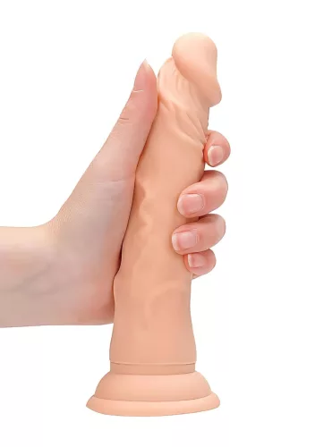 RealRock Slim - realisztikus natúr dildó - 15,5cm