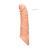 RealRock Penis Sleeve - péniszköpeny 21 cm