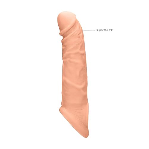 RealRock Penis Sleeve - péniszköpeny 21 cm