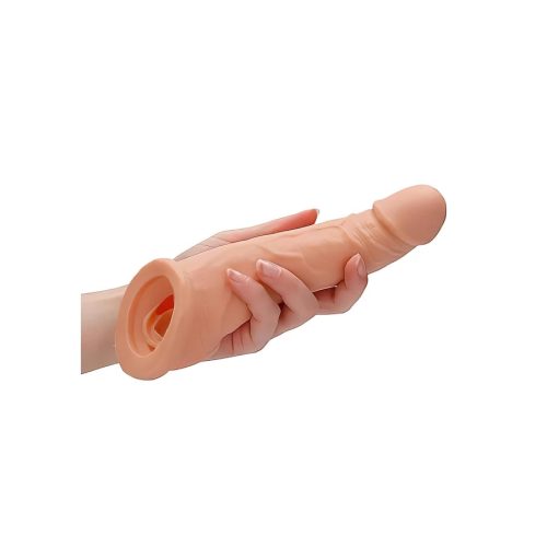 RealRock Penis Sleeve - péniszköpeny 21 cm