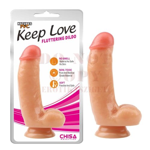 Keep love mini herés dildó - letapasztható