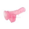 Hi- Rubber letapasztható rugalmas pink dildó - vastag