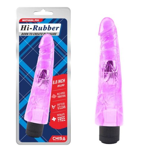 Hi-Rubber lila zselés vibrátor