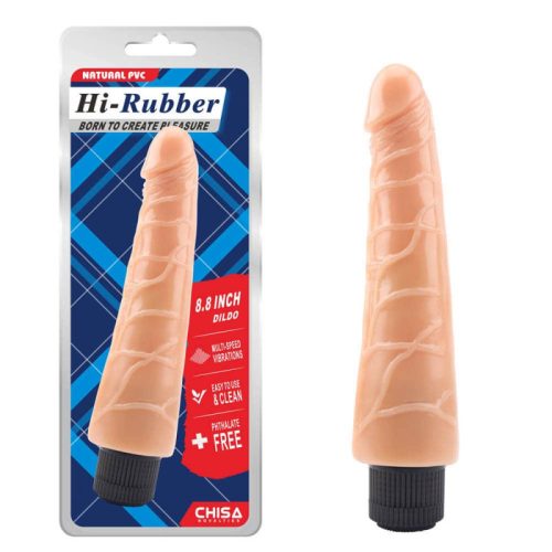 Hi-Rubber élethű zselés vibrátor - 23 cm