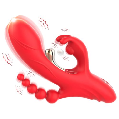 Bestoy - 3 ágú, piros nyelves vibrátor