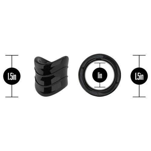 Stay Hard - fekete heregyűrű