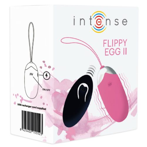 Intense Flippy Egg -  rózsaszín szilikon vibrációs tojás