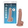 Intense bőrhatású herés dildó - 18 cm