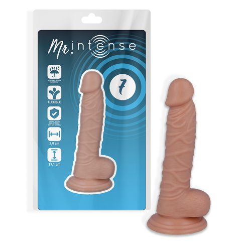Intense bőrhatású herés dildó - 18 cm