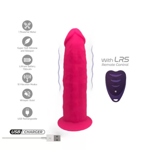 Silexd - tapadókorongos pink vibrátor távirányítóval