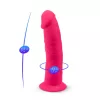 Silexd - tapadókorongos pink vibrátor távirányítóval