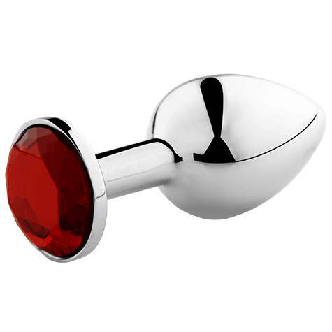 Secretplay fémdobozos análkúp piros kővel - nagy