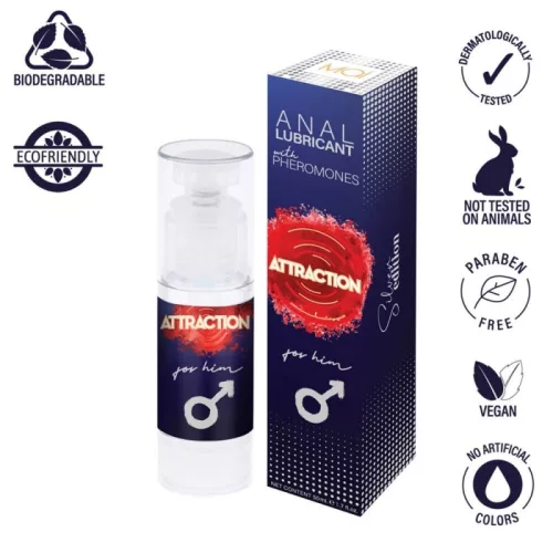 Attraction anál síkosító pheromonnal férfiaknak - 50 ml