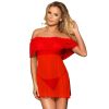 Subblime piros babydoll tangával - S/M