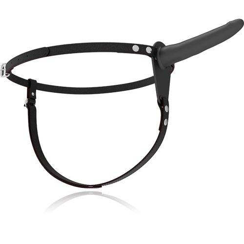 Fetish Submissive fekete felcsatolható dildó