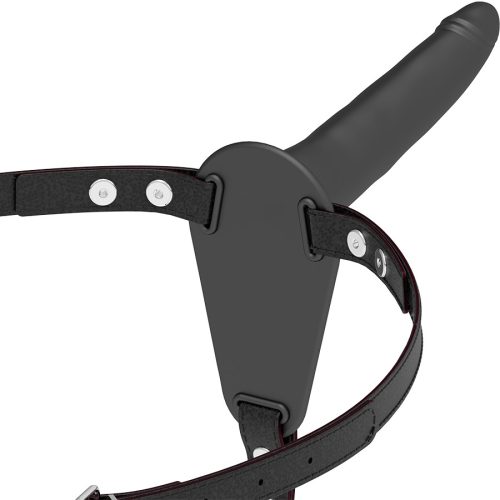 Fetish Submissive fekete felcsatolható dildó