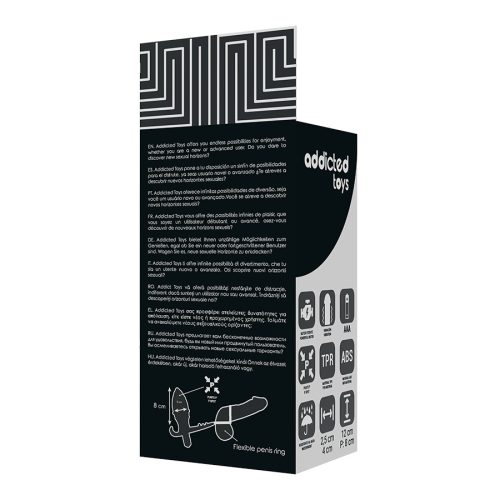 Addicted prosztata vibrátor pénisz és heregyűrűvel