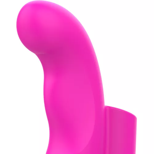 Ohmama szilikon ujjvibrátor - neon rózsaszín