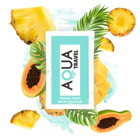   Aqua travel trópusi gyümölcsös vízbázisú síkosító gél - 6 ml