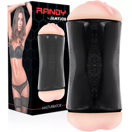 Jamyjob Randy kétvégű maszturbátor - punci & popsi