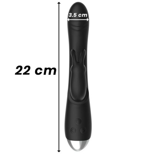 Black&Silver Kaleb akkus csiklókaros vibrátor