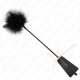 Kink fekete cirógató paskolóval - 49 cm